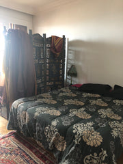 Chambre d'inspiration orientale, avec accès à terrasse et vue panoramique sur Ly Lyon, France Rare. Chambre/ Croix- rousse/terrasse panoramique. Private room in condo vacation rental 31374880