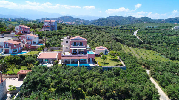 Independent luxury villa, 170 square meters which can accomodate up to 7 people. Chania, Greece Lofos Village, Deluxe Villa seaview,glass pool Entire condo vacation rental 22806643