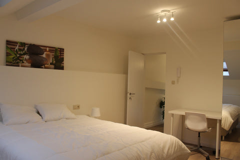 Belle chambre meublée dans une maison bruxelloise unifamiliale entièrement rénov Brussels, Belgium Belle chambre au coeur de l'UE #5 Private room in townhouse vacation rental 41734112