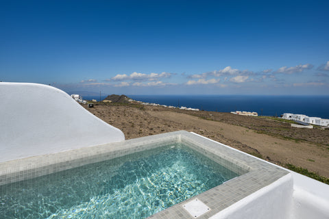 Boasting spectacular views over the Aegean Sea , "Lava Suite" is one of the seve Imerovigli, Greece Lava suite - Two bedroom suite with Hot Tub Entire rental unit vacation rental 44375602