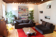 Sunny 2 rooms apartment of 60 m2, super calm and comfortable. Exceptional settin Paris, France Lovely 2 rooms apt 60m2 - Le Marais Entire rental unit vacation rental 5773288