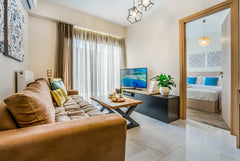 In the heart of Hersonissos City , the full equipped apartment  is situated on a Hersonissos, Greece Lemar apartments Hersonissos Center with Garden Entire rental unit vacation rental 32495270