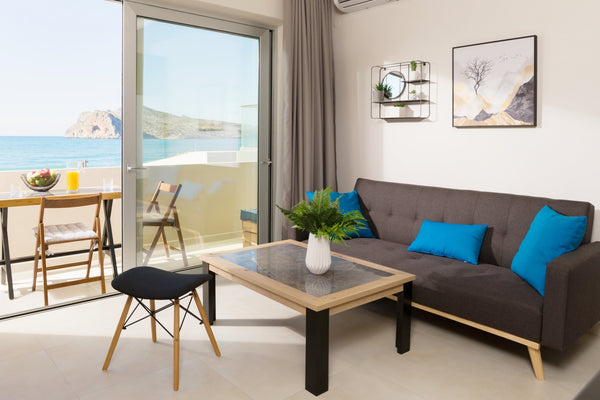 Just Creta beachfront apartment is a brand new deluxe fully equipped spacious be  Just Creta beachfront apartment  N3 Entire condo vacation rental 49786280