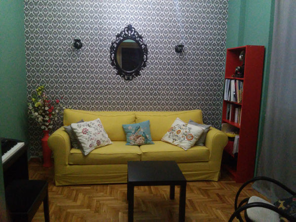Funky apartment in the most artistic  area of Athens. 7 minute walking from metr Ilion, Attica, Greece Artistic private room with a sofa-bed Private room in rental unit vacation rental 25313697