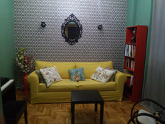Funky apartment in the most artistic  area of Athens. 7 minute walking from metr Ilion, Attica, Greece Artistic private room with a sofa-bed Private room in rental unit vacation rental 25313697