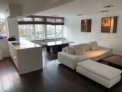Beautiful and light apartment is located in a residencial inthe business distric  EUROPEAN AREA 100m2 Apartment Entire rental unit vacation rental 42167741
