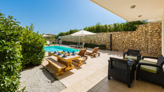 Loutraki Villas - Electra Beachfront Residence  is approved by Greek Tourism Org Rethimnon, Greece Villa with sea views 150m from Loutraki beach Entire home vacation rental 17488247