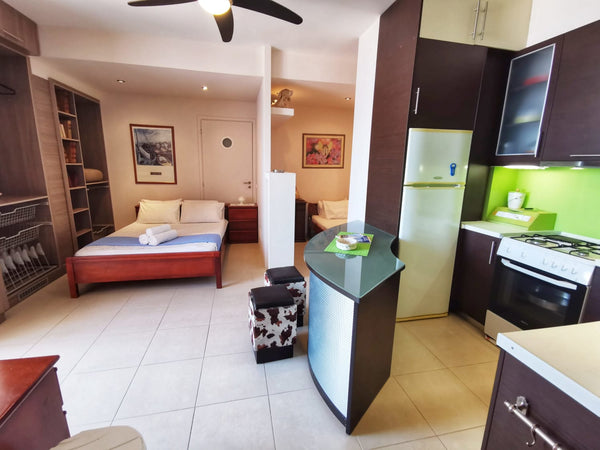 Location and views are everything when you're on holiday. And exclusivity is an   Charming Small apartment with private beach - Theseus Beach village Entire rental unit vacation rental 50206485