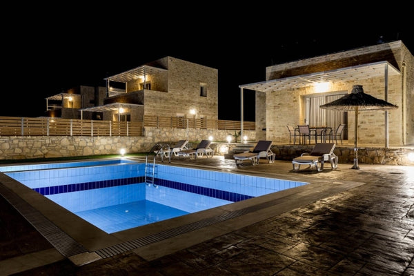 A holiday villa meant to inspire a cozy and elegant feel. The one bedroom and th  Anatoli villa with Pool in Triopetra Entire villa vacation rental 719985606921046519