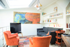 Superb apartment, spirit of former artist's workshop with mezzanine. This charmi Paris, France Luxurious apartment in a dynamic neighborhood Entire rental unit vacation rental 17988493