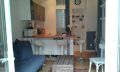 Mon logement est proche de Montparnasse<br />Nombreux commerces, café et restaur  Studio calme RdC sur jardin Paris 14 (Pernety) Entire rental unit vacation rental 17746350