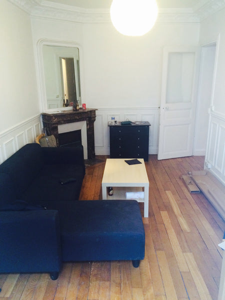 Chambre pour 2 personnes avec un lit double dans un appartement refait à neuf de Nantes, France Chambre lumineuse 15ème avec balcon Private room in rental unit vacation rental 5988201