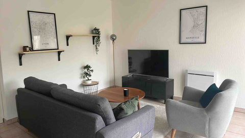 Appartement d’environ 50m2 à 10 minutes à pied de la gare Part-Dieu côté Villett Lyon, France Logement T2 entier proche Part-Dieu Entire rental unit vacation rental 53629086