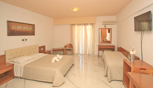 Situated in the ground or first floor of the hotel, Family Studio are spacious a  Family Studio - Half Board Room in hotel vacation rental 49303038