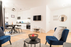 In the center of Vienna, this bright and modern furnished apartment with unique  Vienna, Austria Luxury Suite Renngasse Entire serviced apartment vacation rental 40742960