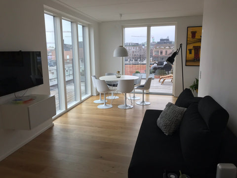 Bo i en helt ny lejlighed på 88 kvm og 50 kvm unik tagterrasse - et helt nyt kva  Penthouselejlighed - stor terrasse i Carlsbergbyen Entire rental unit vacation rental 38966772