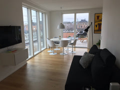 Bo i en helt ny lejlighed på 88 kvm og 50 kvm unik tagterrasse - et helt nyt kva  Penthouselejlighed - stor terrasse i Carlsbergbyen Entire rental unit vacation rental 38966772