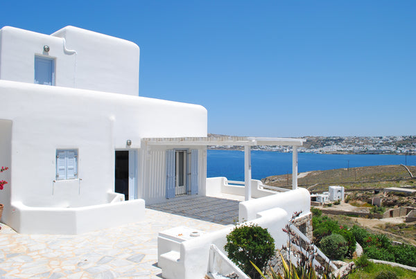 The house is located in the area of Kanalia, Mykonos. Has got spectacular views  Mikonos, Greece The Sunset Lodge Cycladic home vacation rental 13947251