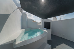 The house is located in Megalochori, a quaint and historic village in Santorini. Rome, Italy Chay Luxury Cave Earthen home vacation rental 28449103