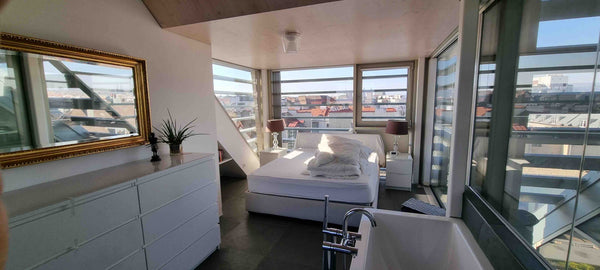 Licht- und Sonnendurchflutetes 360° Blick Penthouseloft mit Aircondition im Herz Vienna, Austria Penthouseloft with terraces in the city center Entire rental unit vacation rental 26553264