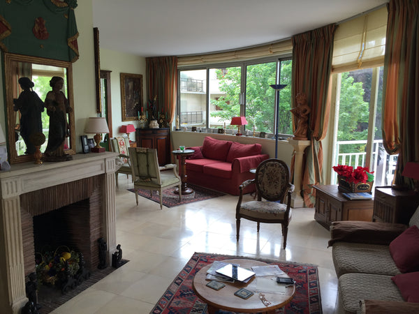 Appartement de 85 m², très clair et calme, vue dégagée, charme, balcon, cheminée Boulogne-Billancourt, France Proche de Roland Garros (3 minutes à pied) Entire rental unit vacation rental 6354931