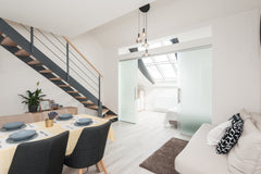 New apartment offer for rent. Review please refer to this listing where is locat Prague, Czechia Double roomx2, bathroomx2,City Center Loft, 69sqm Entire loft vacation rental 13482301