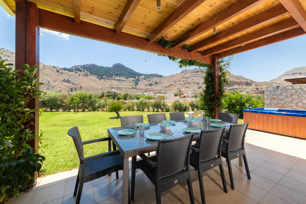 These modern Greek-style house is only 200m from the beach and with a beautiful  Rhodes, Greece 3 Bedrooms villa with pool only 200m from sea Entire home vacation rental 4743518