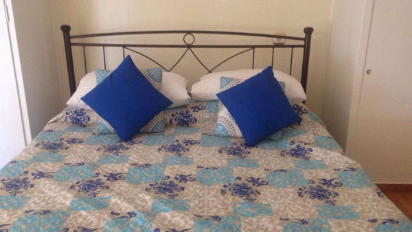 La casa possiede un arredo leggero ed estivo con un bagno e un wc, pavimenti in  Ferrara, Emilia-Romagna, Italy Casta Diva apartment Entire rental unit vacation rental 25203100