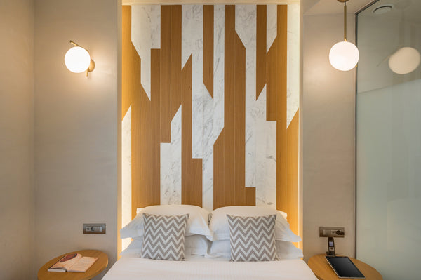 This room is air-conditioned. It is decorated with modern minimal furniture and   Petit Room with Terrace &  View  -  Consolato Private room vacation rental 21704479
