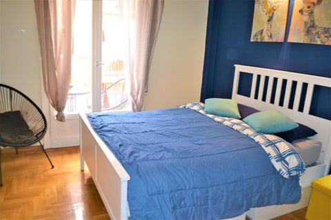 A private room in a shared apartment in Kato Patisia. <br />The room it has its  Athens, Greece Private Room in 4 bedroom apartment Athens Blue Private room in condo vacation rental 559234147892056394