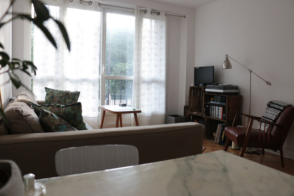 Appartement lumineux de 55 m2 avec 2 grandes chambres. Une chambre seulement est Paris, France Chambre dans 3P face aux Buttes Chaumont Private room in rental unit vacation rental 14198239