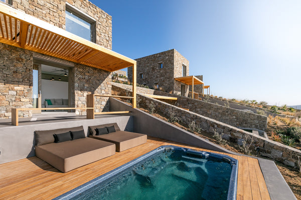 Panormos Bay Suites Signature Villa  is part of the  Boutique Hotel of Panormos  Greece Panormos Bay Signature Villa Private Pool Mykonos Room in boutique hotel vacation rental 552083890048316737