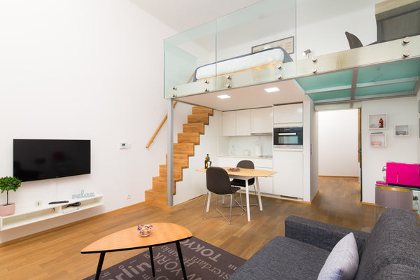 Apartment is in 3rd Floor facing to courtyard. Located in a quite street about 1 Prague, Czechia Quaint Executive Apartment in City Center Entire loft vacation rental 29612936