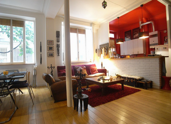 loft de 80m2 (900sq feet) en rdc donnant sur une cour arborée. à 5m de la place   superbe loft de 80 m2 (900sq feet) Entire rental unit vacation rental 2691018