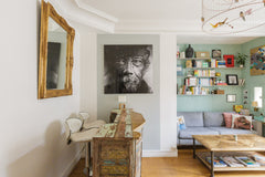 Haussmann style apartment, with lots of character, old details & typical wood fl Paris, France Cosy Apartment in Bastille Entire rental unit vacation rental 5438443