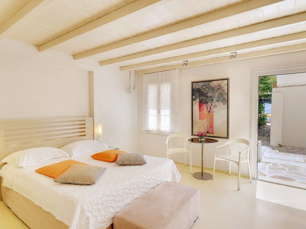 The unique Premium room, can accommodate up to three people, in the one – space   IRIA BEACH art hotel -Premium room Ground Floor Private room in bed and breakfast vacation rental 39433934