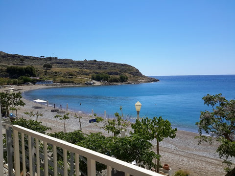 Anastasia beach house provides accommodation with a shared lounge, free WiFi, a  Rhodes, Greece Beach front apartment  in amazing Haraki Beach Entire rental unit vacation rental 24314362