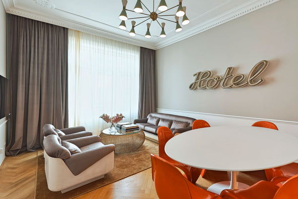 This magnificent Art Nouveau two-bedroom (two bathroom) apartment is located clo  Art Nouveau with 2 bedrooms and balcony - SG11 Entire serviced apartment vacation rental 574368741122149160