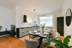 Enjoy peaceful moments in a modern minimalist-style apartment in the heart of th Prague, Czechia Charming Stylish 3BR Apartment by Stepan No. 11 Entire condo vacation rental 604213381561543572