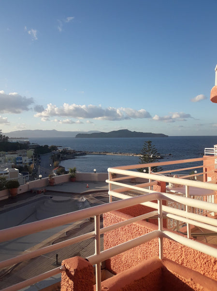 Vigla Studio 7 with balcony is on the top floor of Vigla Apartments. It is in th Galatas, Greece Vigla Studio 7 with balcony sea view Entire condo vacation rental 12100187