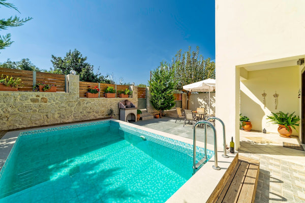 This magnificent  villa of 130 m is located on the village of Loutra on Rethymno Rethimnon, Greece Villa Elena with Private Pool Entire villa vacation rental 39930477