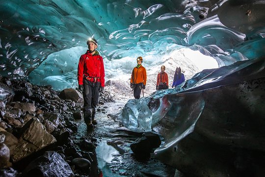 Small Group 3.5 Hour Skaftafell Ice Cave and Glacier Walk  Private Tours and Travel Guide Atlantic Reykjavik CITY Skaftafell Destination Tour