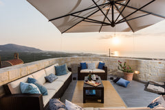 Villa  has a stylish architectural design built with quality materials and comfo Rethimnon, Greece Luxury Villa w/ Pool, 1km to Falasarna Sandy Beach Entire villa vacation rental 20179248