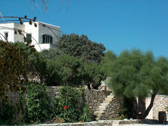 On two floors, 55 sqm in floor area. On the upper floor double bedroom, shower r Greece Villa with sea view, two baths, breakfast Room in aparthotel vacation rental 4317241