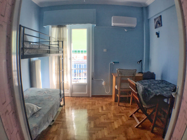 Private room with bunk bed in recently renovated shared apartment in central Ath Chalcis, Thessalia Sterea Ellada, Greece Comfy Room with Balcony 1 min on-foot from Metro Private room in rental unit vacation rental 43513361