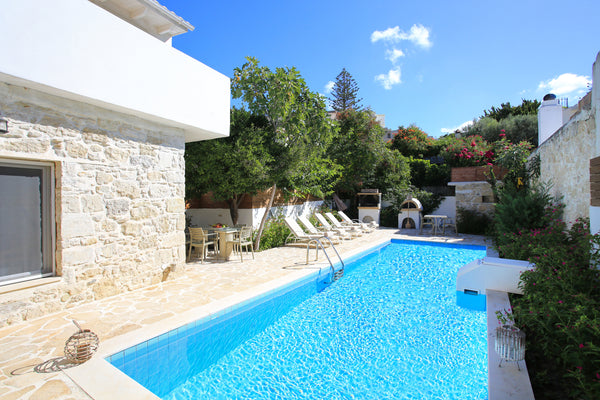 Villa Oasis is a renovated stone made traditional manor-house situated in the tr Heraklion, Greece Villa Oasis Entire villa vacation rental 19357161