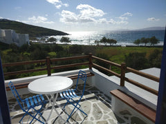 A traditional house in Agios Romanos beach just forty meters from blue crystal w  Wonderful views of Aegean sea Cycladic home vacation rental 24774980