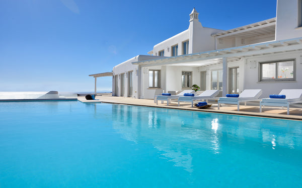 This brand new, stunning, unique property combines greatly functional spaces wit Mikonos, Greece DIVINE VILLA - A little slice of heaven on Earth Entire villa vacation rental 657579177372099662