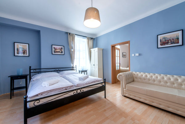 Welcome to my renovated & bright apartment! In historical building in backstreet Prague, Czechia Historic DOWNTOWN APT - cultural heritage building Entire rental unit vacation rental 24977783