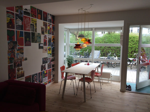Colourful and cosy ground floor flat in a silent green backyard in attractive Ve Copenhagen, Denmark Family friendly flat in calm green Vesterbro area Entire rental unit vacation rental 24709492